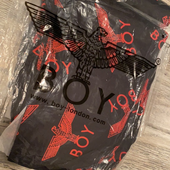 BOY of London red/black heritage leggings - Picture 4 of 4